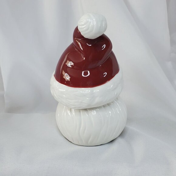 VTG Mother Brown's Santa And Hat Salt & Pepper Shakers Ceramic 1999 Christmas - Picture 9 of 11